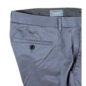 Bonobos Friday Pants Mens 40X32 Gray Straight Leg Dress Chino Weekday Warriors